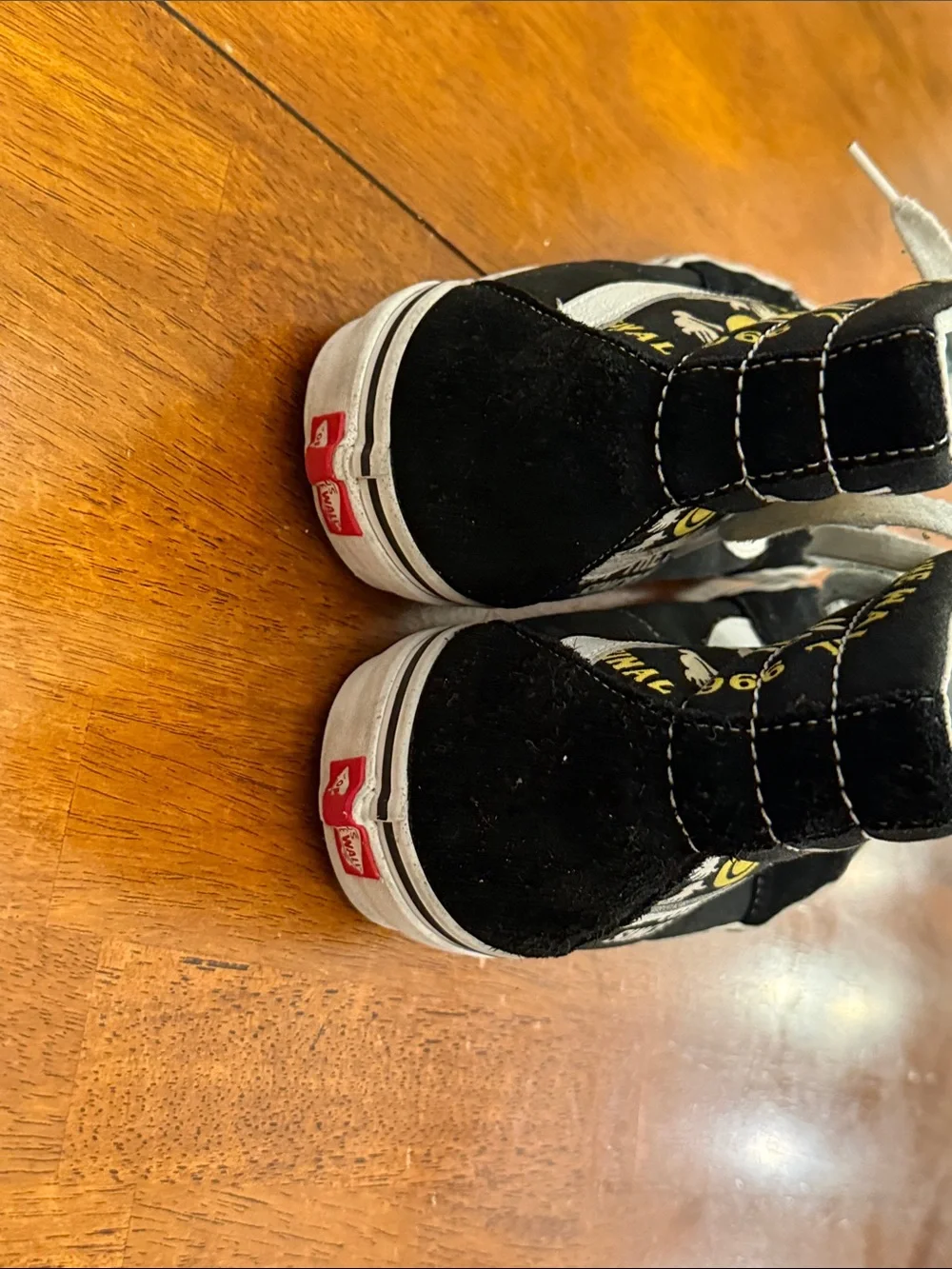 Vans Black High-Top men Sneakers with Smiley Graphics size 11.5